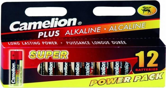Батарейка AA - Camelion Plus Alkaline LR6-HP12 (12 штук)