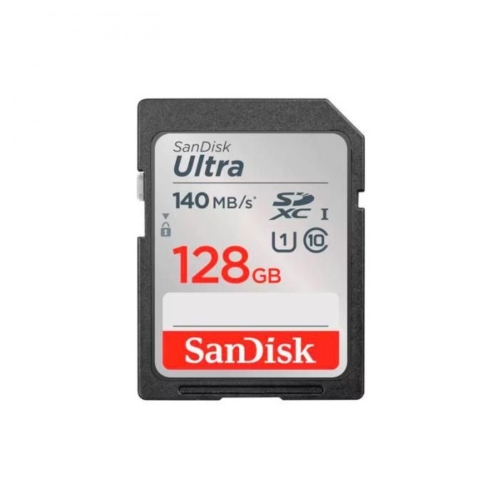 Карта памяти 128Gb - SanDisk Ultra SDXC Class 10 UHS-I SDSDUNB-128G-GN6IN (Оригинальная!)
