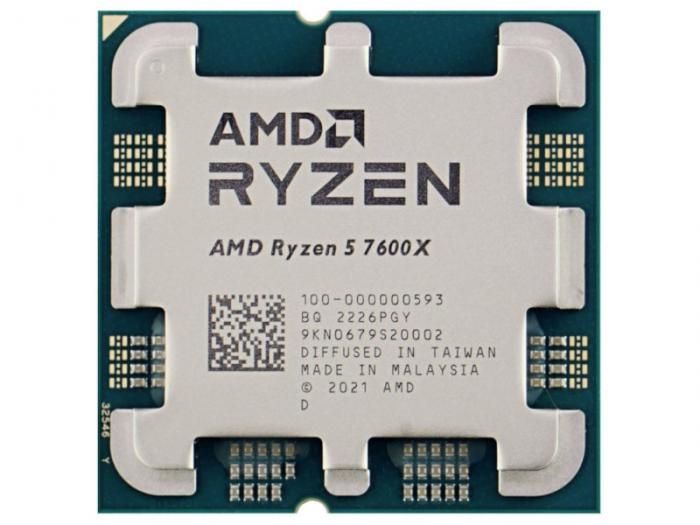 Процессор AMD Ryzen 5 7600X (4700MHz/AM5/L3 35840Kb) 100-000000593 OEM