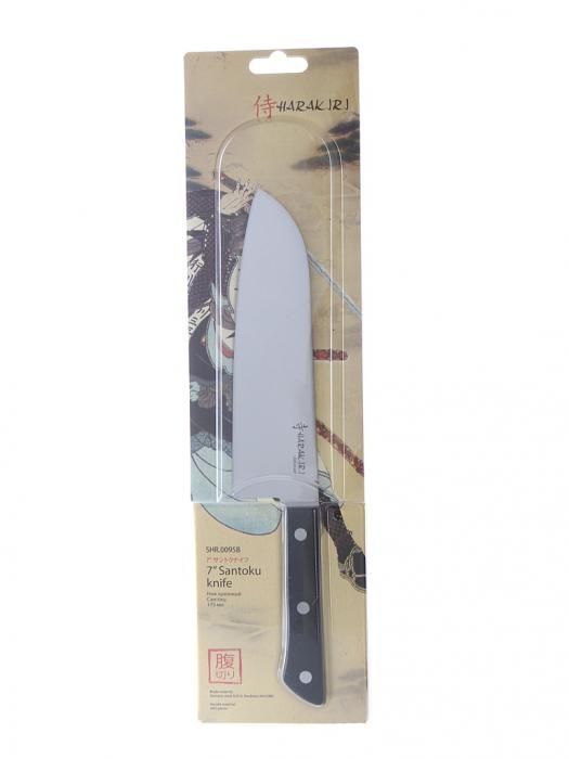 Нож Samura Harakiri Сантоку SHR-0095B - длина лезвия 175mm