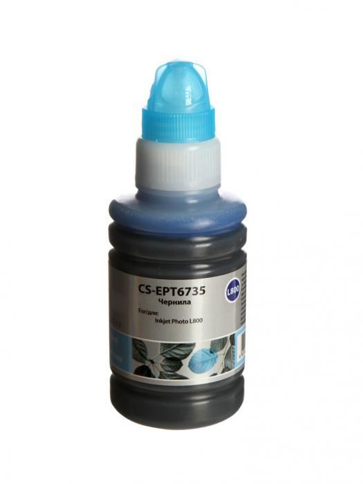 Чернила Cactus CS-EPT6735 для Epson L800/L810/L850/L1800 Blue
