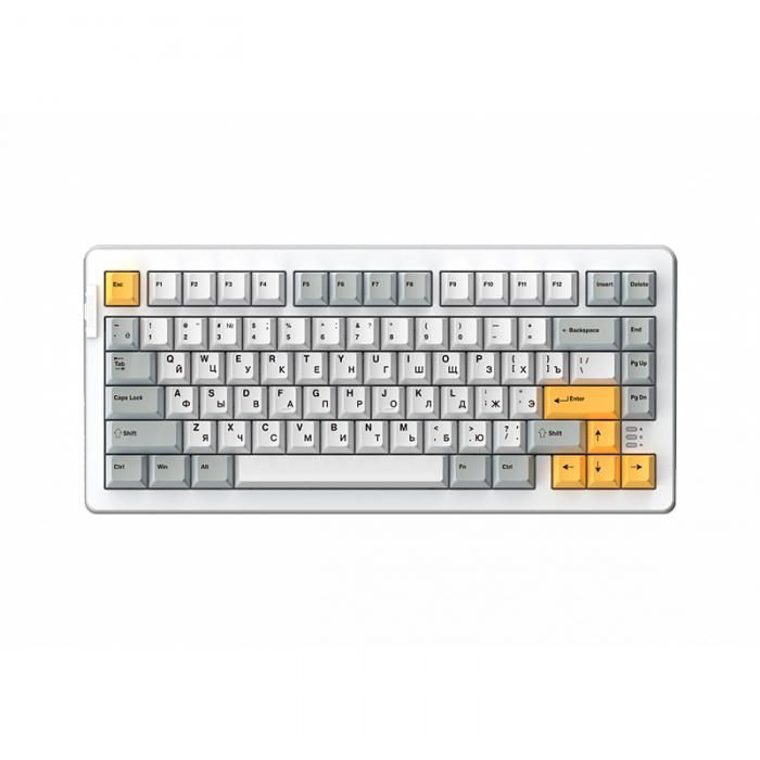 Клавиатура Dareu A81 White-Yellow