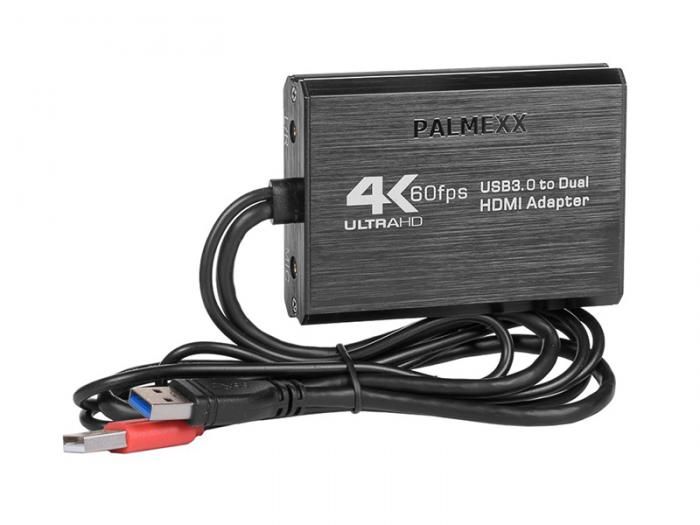 Цифровой конвертер Palmexx USB 3.0 - Dual HDMI Display Adapter PX/AY99