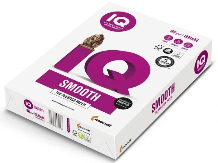 Бумага IQ Selection Smooth А4 100g/m2 500л A+