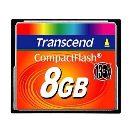 Карта памяти 8Gb - Transcend 133x Ultra Speed - Compact Flash TS8GCF133 (Оригинальная!)