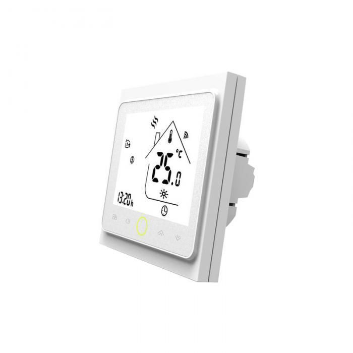 Терморегулятор Moes Zigbee Electric Heating Thermostat White ZHT-002-GB