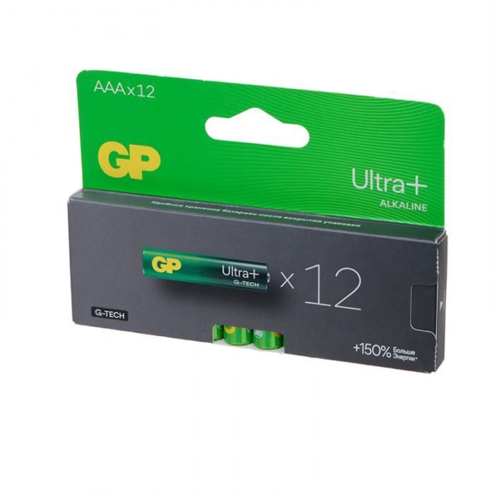 Батарейка AАA - GP Ultra Plus Alkaline 24А 24AUPA21-2CRB12 96/768 (12 штук)