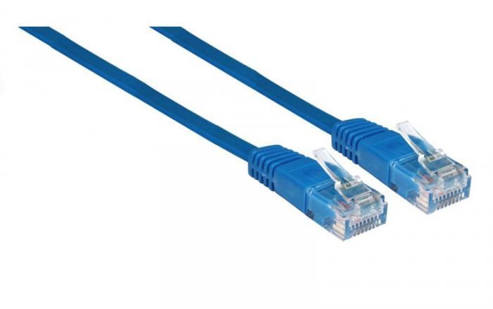 Сетевой кабель ExeGate UTP cat.5e 2m Blue 241495