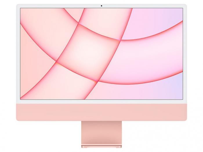 Моноблок APPLE iMac 24 Retina 4.5K (2021) Pink (Apple M1/8192Mb/256Gb/Wi-Fi/Bluetooth/Cam/24/4880x2520/Mac OS)