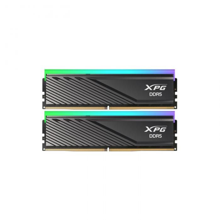 Модуль памяти A-Data DDR5 DIMM 6400MHz PC-51200 CL32 - 32Gb (2x16Gb) AX5U6400C3216G-DTLABRBK